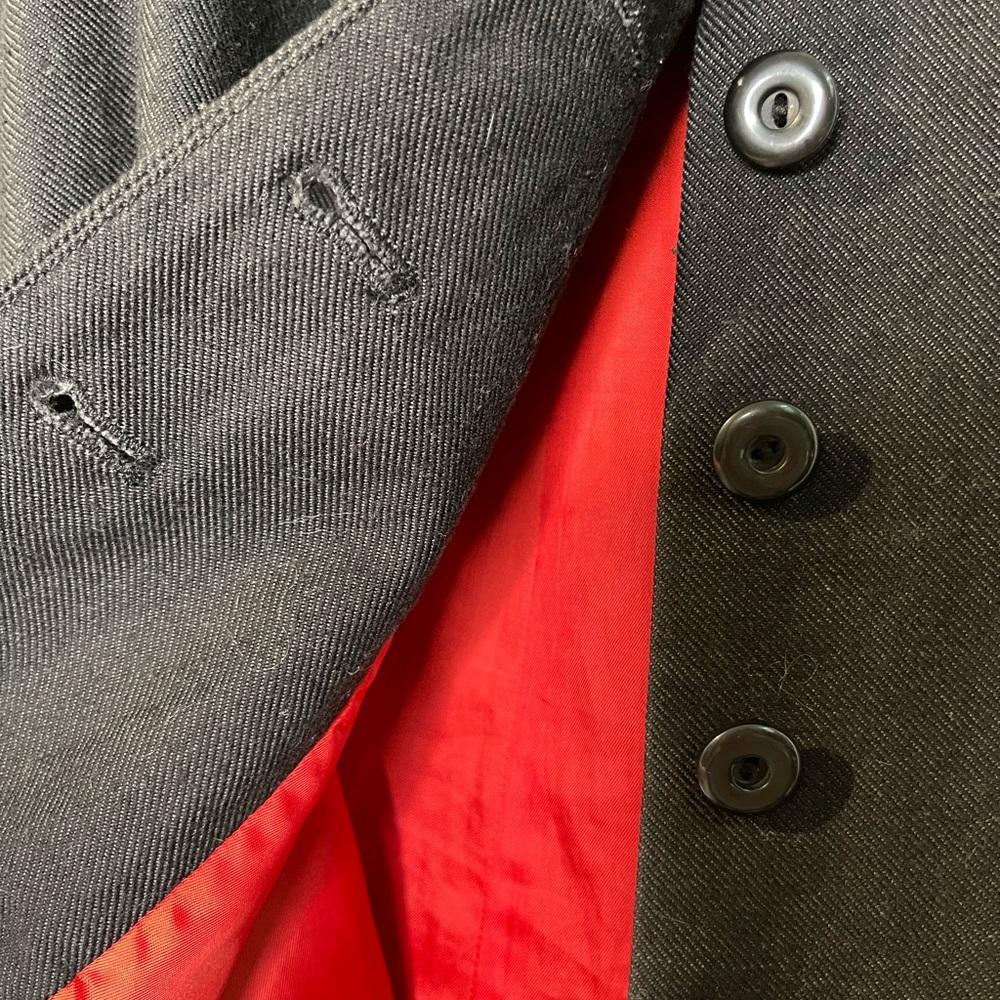 Fred Perry Button Front Wool Skirt - Picture 3 of 5